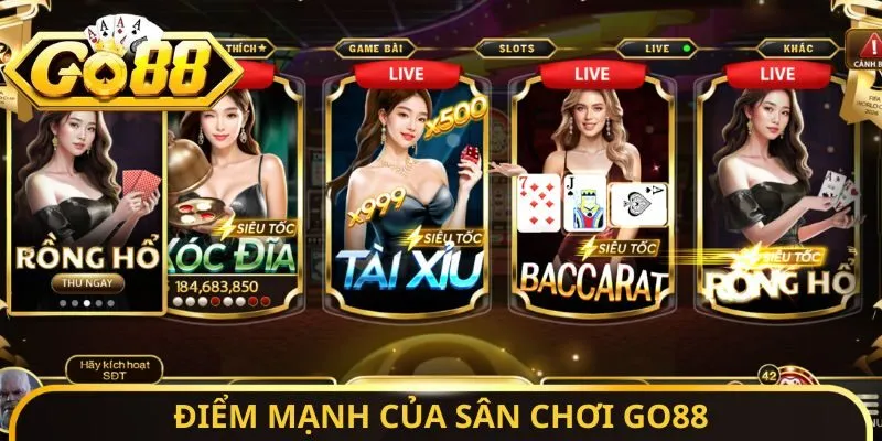 Điểm mạnh của sân chơi Go88