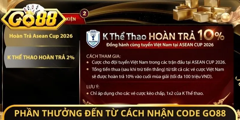 Cách Nhận Code Go88 - Quy Trình Tham Gia Tại Nền Tảng 10 Sunwin Phần thưởng đến từ cách nhận Code Go88