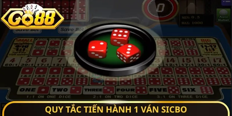 Quy tắc tiến hành 1 ván Sicbo