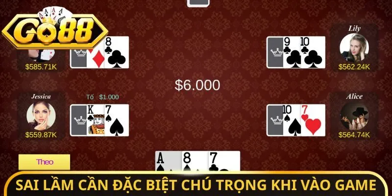Xì Tố - Những Sai Lầm Chí Mạng Cần Tránh Khi Chơi 4 Sunwin Sai lầm cần đặc biệt chú trọng khi vào game