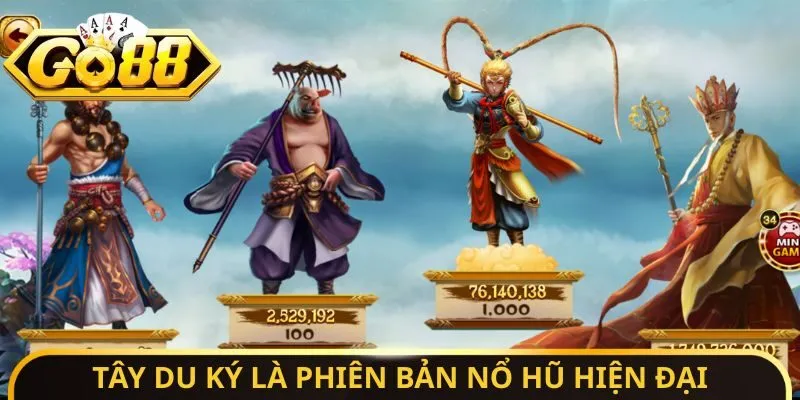 Tây Du Ký - Siêu Phẩm Nổ Hũ Tiền Tỷ, Tính Năng Hấp Dẫn 2 Sunwin Tây Du Ký là phiên bản nổ hũ hiện đại