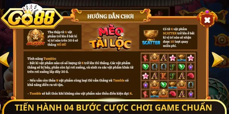 Mèo Tài Lộc - Game Nổ Hũ Chất Lượng Cao, Săn Thưởng Thả Ga 3 Sunwin Tiến hành 04 bước cược chơi game chuẩn