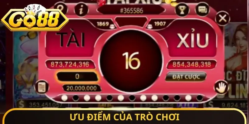 Game Tài Xỉu Rút Tiền Mặt - Cách Nâng Cao Lợi Nhuận 3 Sunwin Ưu điểm của trò chơi