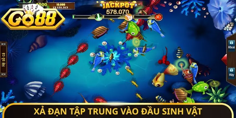 Bắn Cá Thần Rồng - Tựa Game Săn Thưởng Đáng Chơi Của Năm 4 Sunwin Xả đạn tập trung vào đầu sinh vật